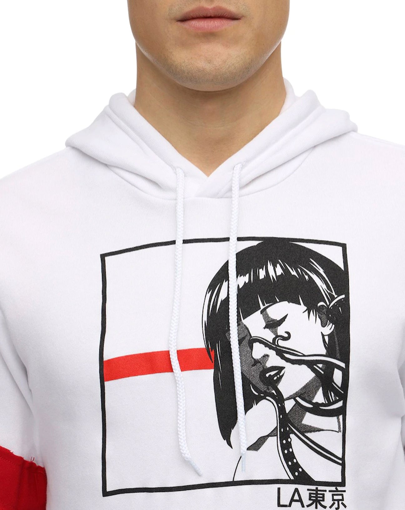 Octopus Girl #2 Hoodie White