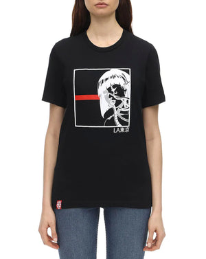 Octopus Girl #2 Tee Black