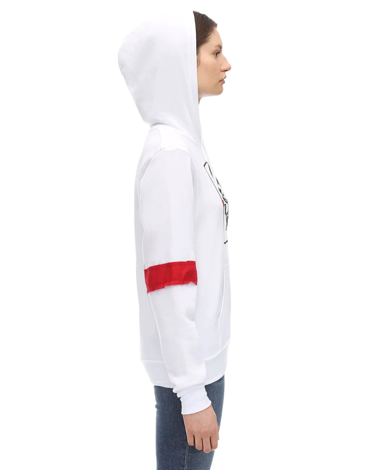Octopus Girl #2 Hoodie White