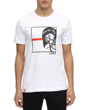 Octopus Girl #2 Tee White