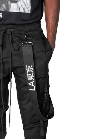 Yuji 10 Pocket Tactical Pants Black