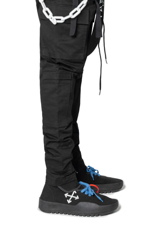 Yuji 10 Pocket Tactical Pants Black