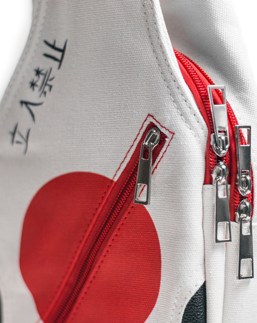 "Keep Out" Sling Bag White