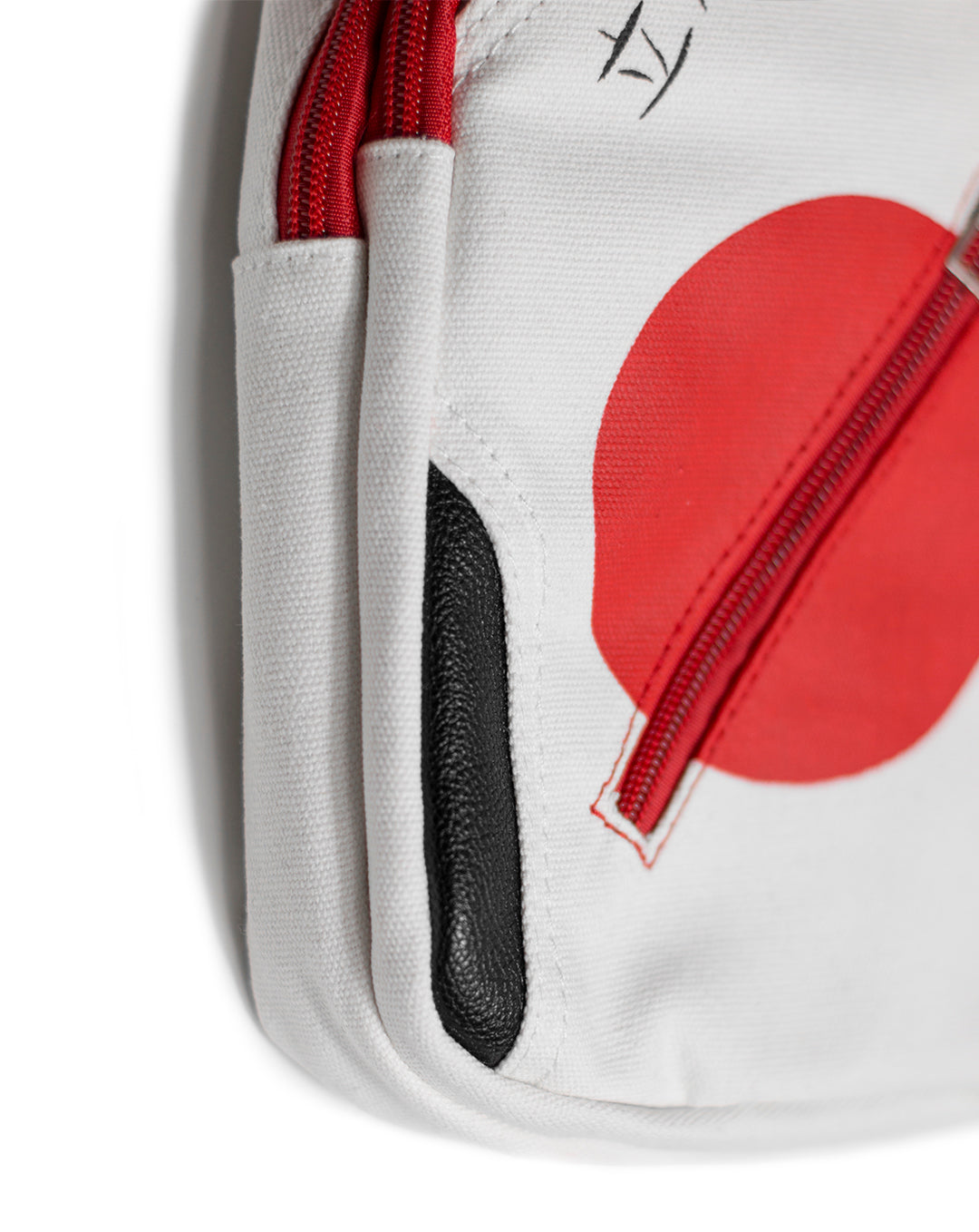 "Keep Out" Sling Bag White
