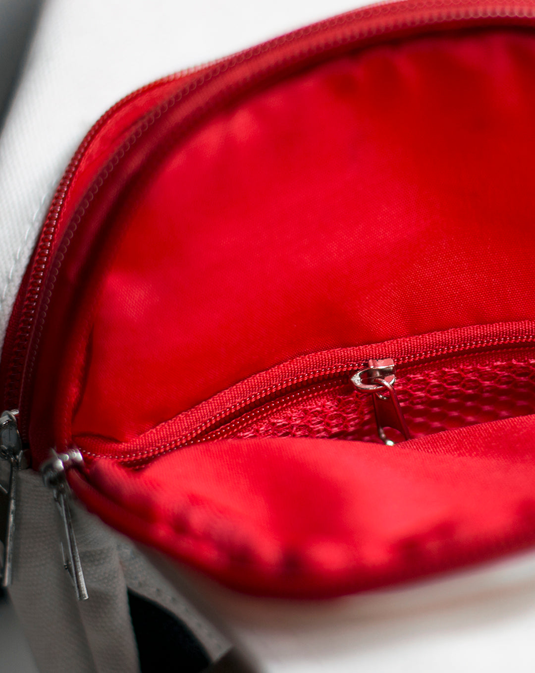 "Keep Out" Sling Bag White